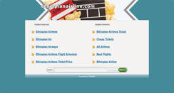 Desktop Screenshot of ethiopianairline.com