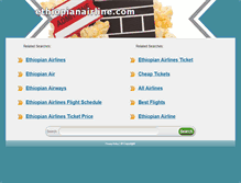 Tablet Screenshot of ethiopianairline.com